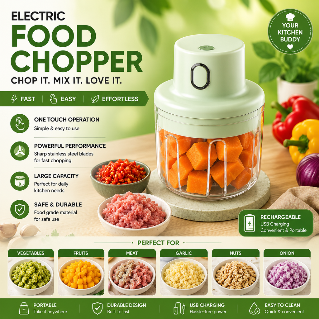 Electric Mini Food Chopper
