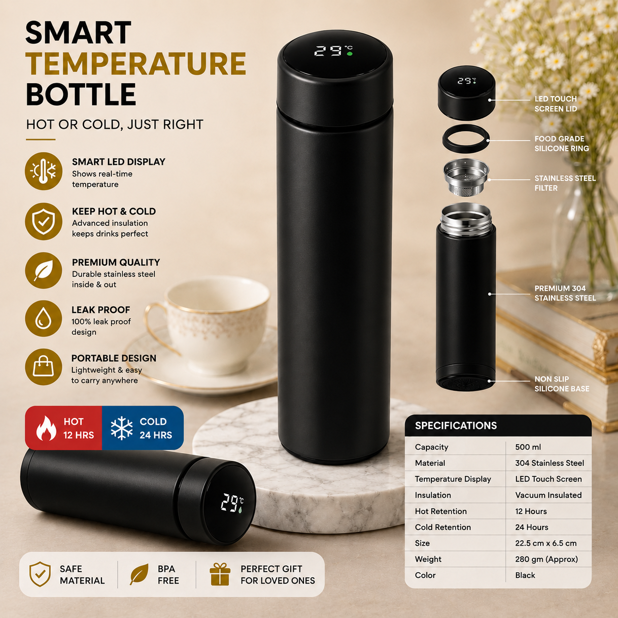 Smart Temperature Bottle