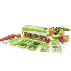 14-in-1 Manual Vegetable Cutter &amp; Kitchen Slicer