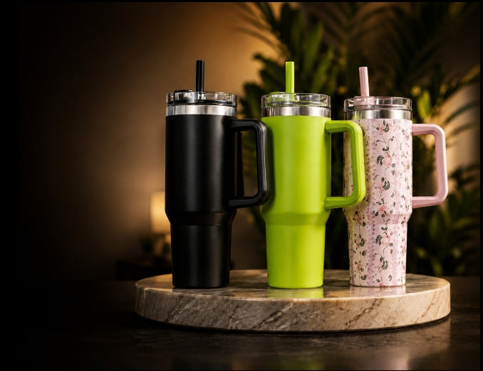 Premium Tumbler with Handle