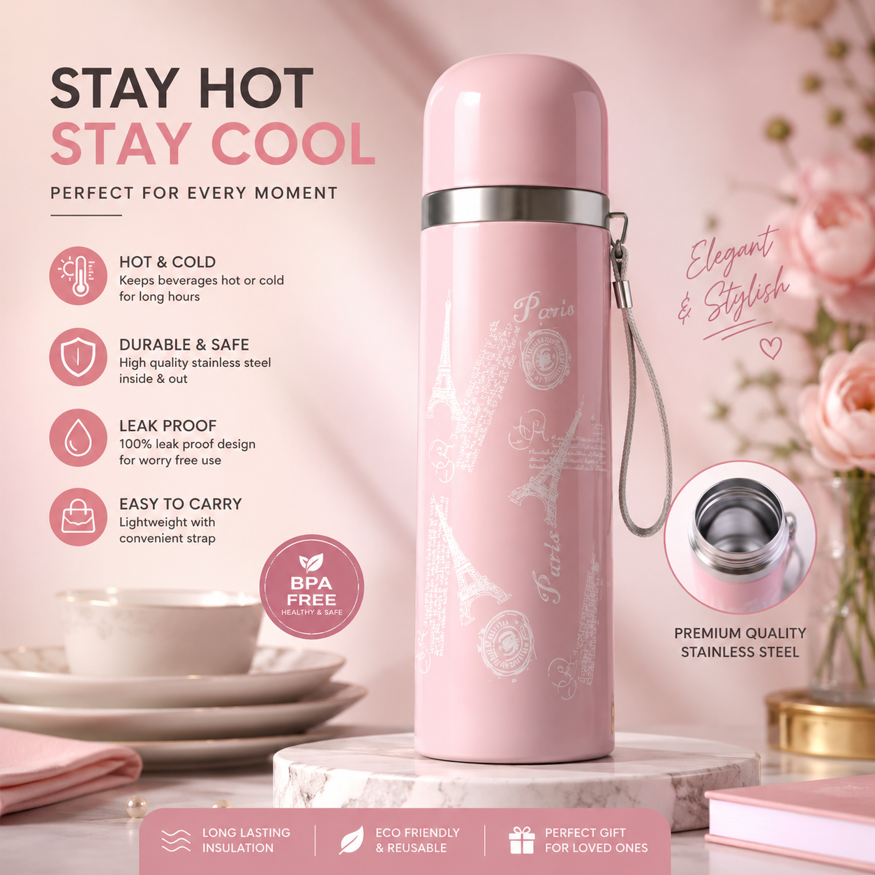 Premium Insulated Water Bottle