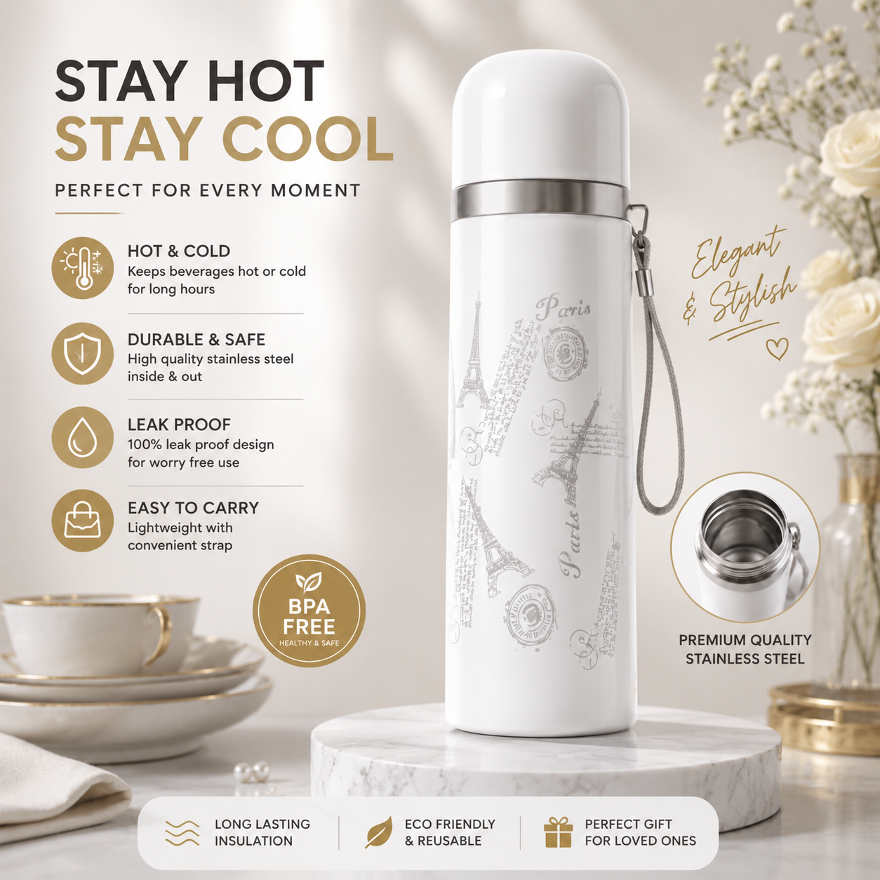 Premium Insulated Water Bottle